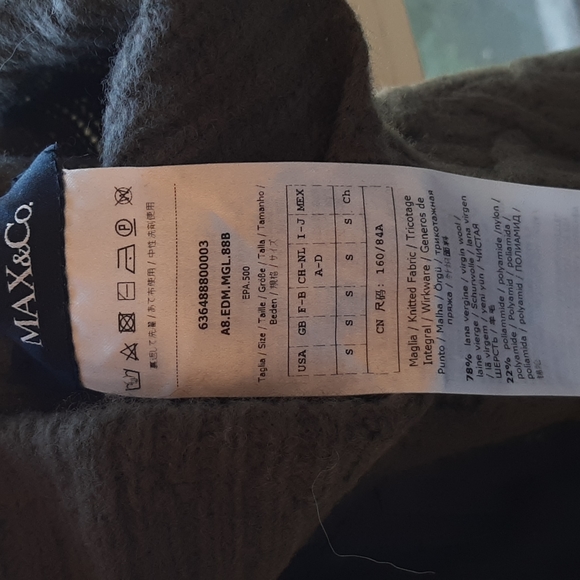 Max& Co. Italy wool sweater S - Picture 4 of 5